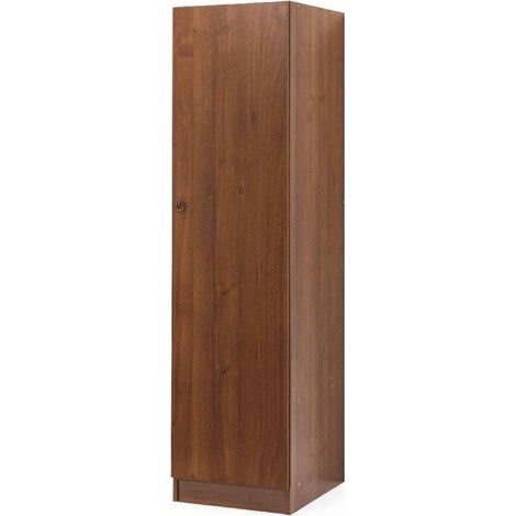 (2c) Armadio componibile per camera 1 anta Noce Antico Cm 45x60xH 180