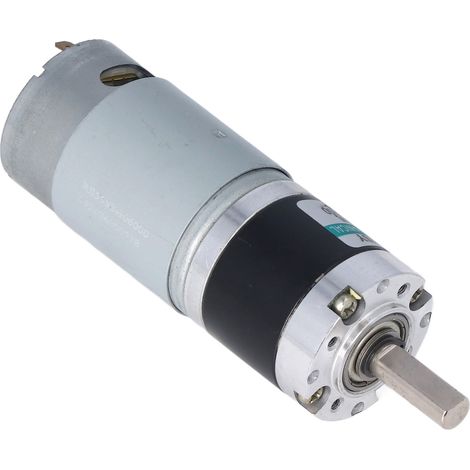 24-V-Gleichstrom-Getriebemotor, 400 U/min, Rechts-/Linkslauf, hohes Drehmoment, Drehzahlreduzierung, hohes Drehmoment, industrielle Anwendung (1/5)