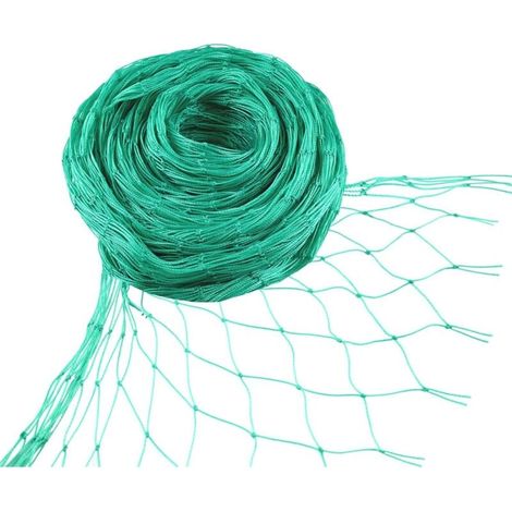 Filet de Protection Jardin, Anti Pigeon pour Balcon, Filet Poulailler - Volière Clôture Jardin Résistant, Maille de 3cm (5m x 10m, Vert) (1/4)