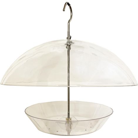 Hanging Bird Feeder with Integral Squirrel Baffle (1/5)