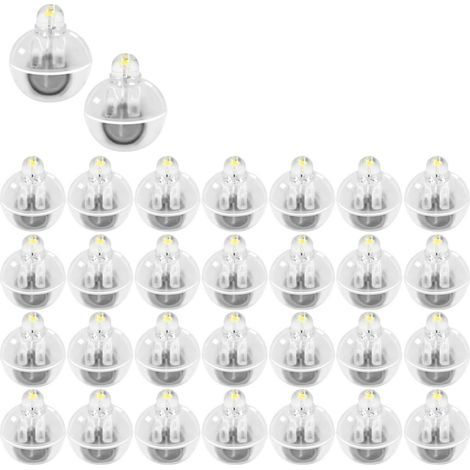 Lot de 30 guirlandes lumineuses LED pour ballons, idéales pour les anniversaires, les lanternes, les ballons et les fêtes (1/5)
