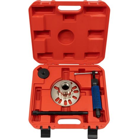 Ensemble d'outils de extracteur de roulement à roue hydraulique, poignée ergonomique, alignement de précision, ROUGE (1/2)