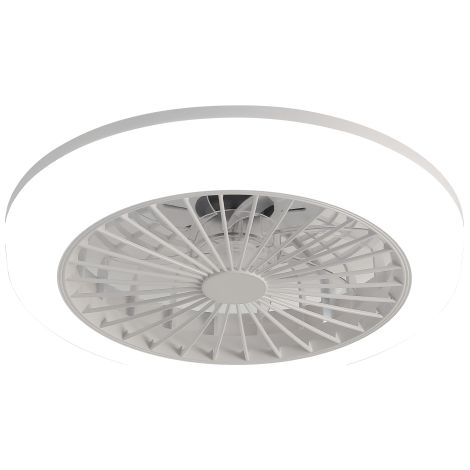 Ventilateur de plafond 18 pouces avec lumière et télécommande, design sans pales (1/5)