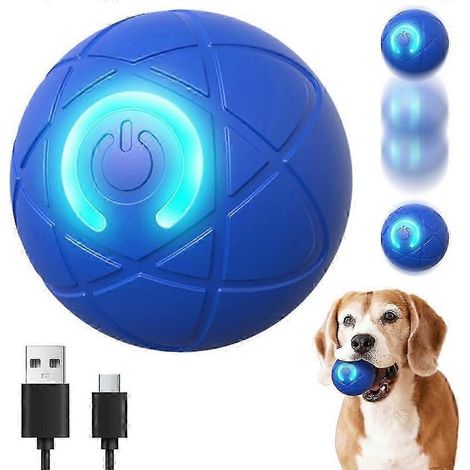 Nouvelle balle vibrante pour chien 2025, jouet interactif rechargeable par USB, balle qui vibre et roule automatiquement pour chiens de petite, moyenne et grande taille (1/5)