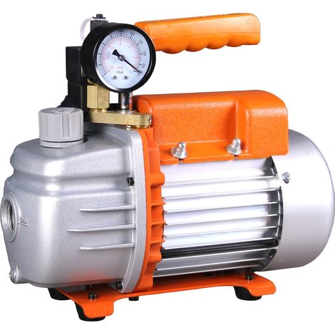 Bomba de vacío simple efecto con kit vacuometro y solenoide.