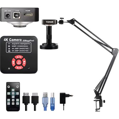 Digitalmikroskop, 4K-Auflösung, HDMI- und USB-Anschluss, 4K 60MP Sets (1/2)