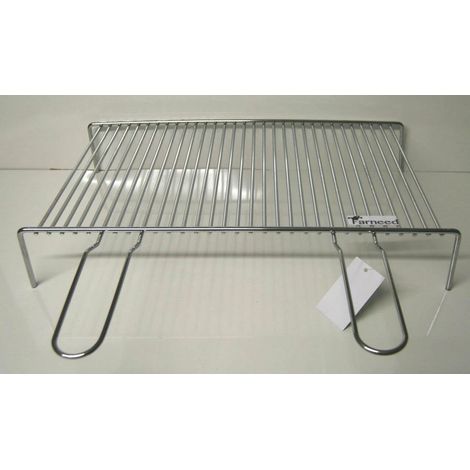 GRATICOLA SINGOLA 35X50cm per BARBECUE FORNACELLA CAMINO GRIGLIA ACCIAIO DFL 860
