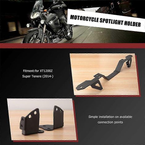 Soporte auxiliar para faros antiniebla de motocicleta, soporte para foco para Yamaha XT1200Z XTZ 1200 Su Edition 0703