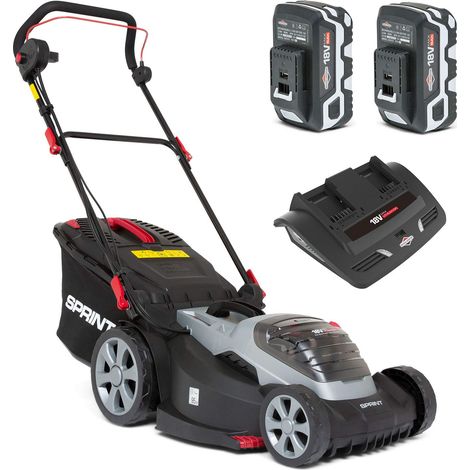 Sprint Rasaerba 440P18V a 2x Batteria 18V (36V) agli Ioni di Litio, Larghezza Taglio 44cm, fino a 640 m2, Incluso 2 Batteria da 5Ah e Doppio Caricabatteria (1/5)