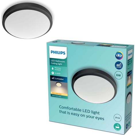 Philips Doris Plafón para baño Luz blanca cálida - 6 W (1/5)