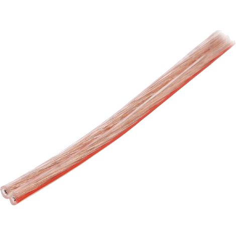 Cordon de haut parleurs 100m - Transparent