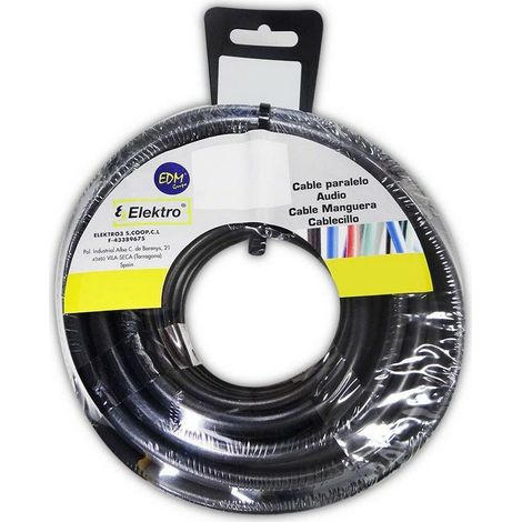 edm Cavo elettrico flessibile 25 metri nero 4 mm (1/2)