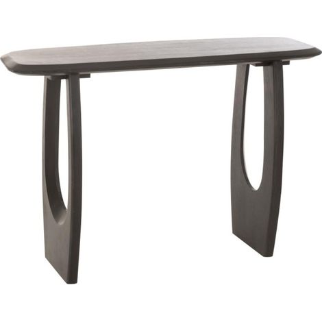 Console Design en Bois "Cave" 120cm Noir (1/5)