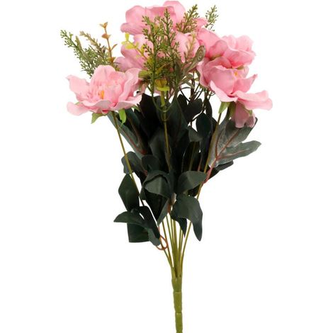 Strauß aus 11 Zweigen mit 6 rosa Pfingstrosen (1/3)