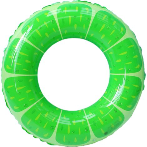 Bouée gonflable pour piscine et plage, bouée de natation en PVC résistant avec conception anti-fuite, grand matelas gonflable en deux parties (1/5)