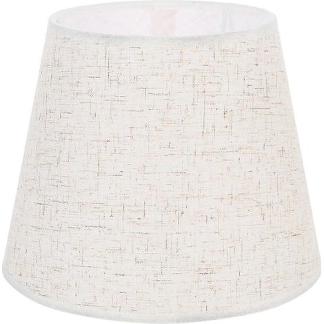 Abat-jour en tissu résistant, protection de lampe compatible, blanc (1/5)