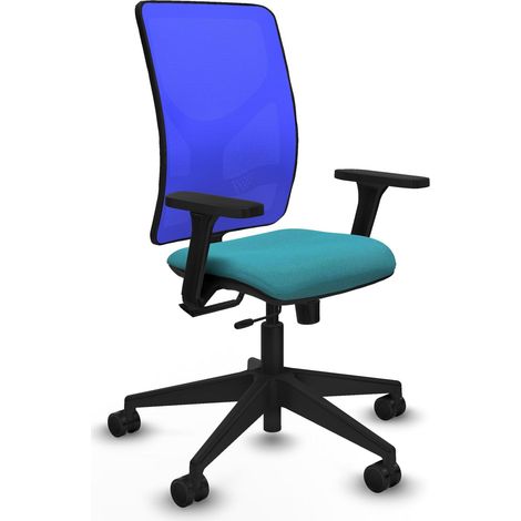 Silla de oficina piqueras y crespo Motilla azul turquesa espuma (1/2)