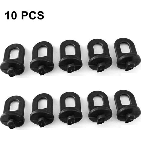 10 accessoires pour serre de jardin, crochets et supports en plastique pour serres, suspensions pour plantes en plastique pour l'extérieur (1/5)