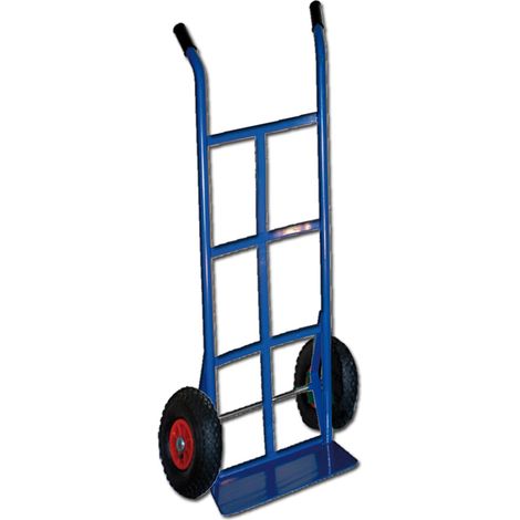 Chariot de Stock avec Roue Pneumatique Bleue