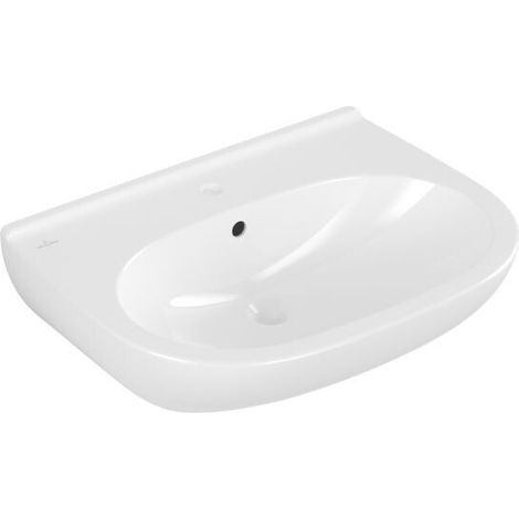 VILLEROY & BOCH - O.NOVO LAVABO 65 CM. BIANCO ALPIN CON TROPPOPIENO 51606501 (1/4)