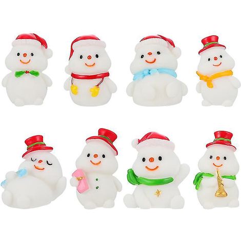8 pièces de décorations de Noël en résine