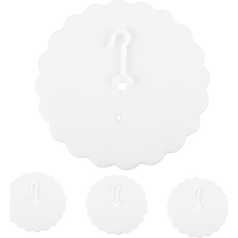 LIFKOME Lot de 4 crochets adhésifs pour rideaux lit, plafond (1/5)