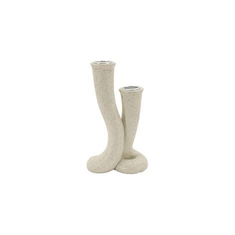 CANDLE HOLDER STONS CM 10X6,5X17,5