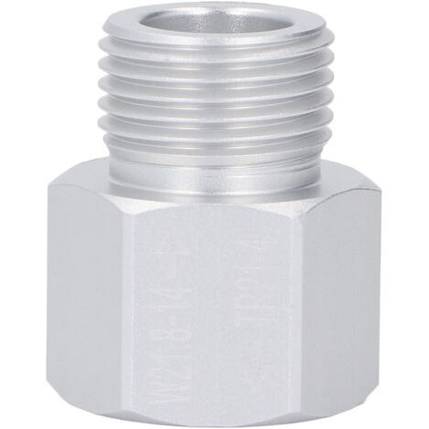 Fabater ConvertisSeur de Cylindre de Soude, Adaptateur de Bouteille de Soude en Alliage D 'aluminium Haute Resesance Portable Tr21 4 à W21.8 14 pour LE Remontement LE (1/5)