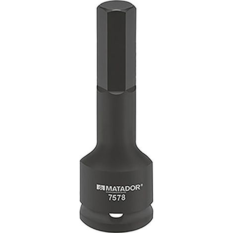 Matador Schraubwerkzeuge 75780120 Innen-Sechskant Schlagschrauber-Steckschlüsseleinsatz 12 mm (1/3)
