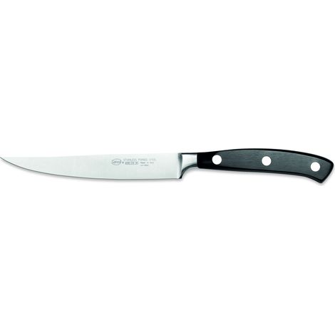 Coltello Costata Professionale Lama Liscia 12 cm Forgiato Sanelli Ergoforge (1/2)