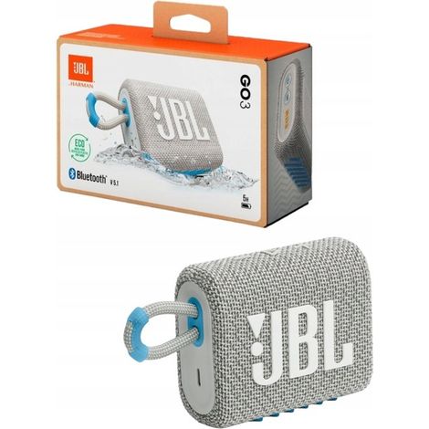 Altoparlante JBL GO 3 / ECO / grigio / bluetooth / impermeabile (1/5)