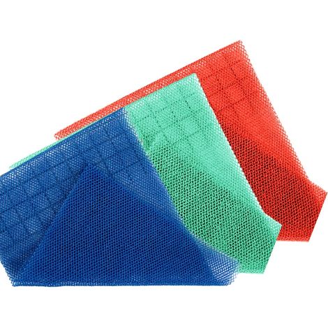 Lot de 3 serviettes de bain, QttvbTna, éponge africaine gommage, coloris variés, 80x30 cm (1/5)