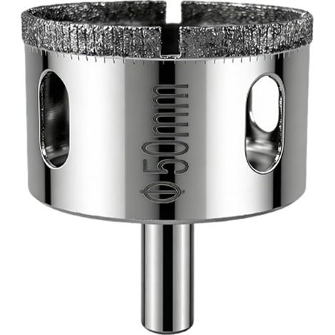 Foret Diamanté Scie-cloche Foret à Verre 50mm pour Porcelaine Carrelage (1/5)