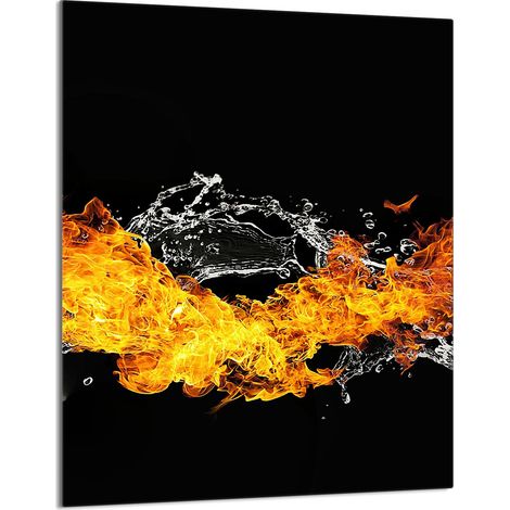 Glasschneidebrett 40x52 Feuer (1/5)