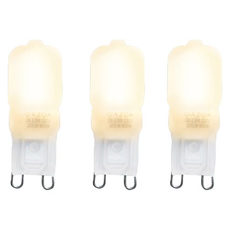 LUEDD Lot de 3 Ampoule LED G9 CUTE PC 2W 200lm 2700K