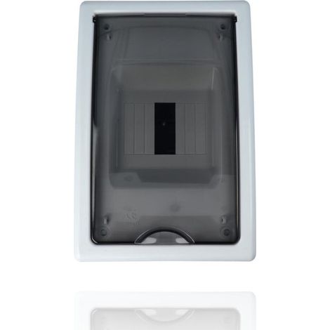 SOLERA 8694PF - Centralino da arredo da Incasso con Portello - bianco - 4M (alternativa Gewiss GW40237tb) (1/2)