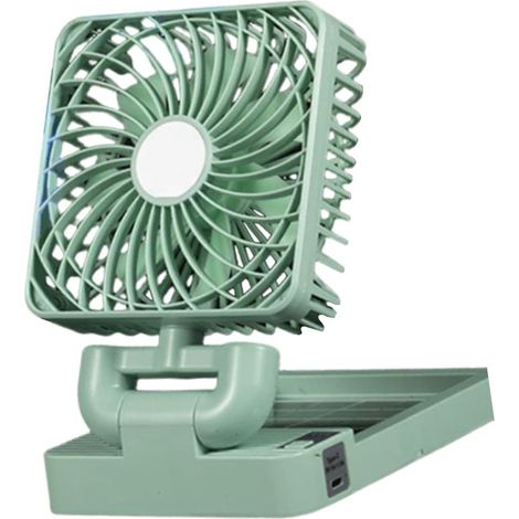 Ventilateur solaire monobloc – 3 vitesses – USB – Silencieux – Compact – Pour camping, voiture – Fraîcheur flexible (1/4)
