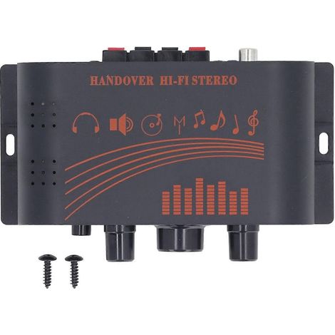 Amplificateur de puissance HiFi, 2 canaux, mini, 40 W, 12 V CC, multifonctionnel, stéréo, home cinéma, voiture, enceintes, TV, appareils mobiles