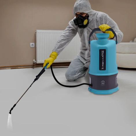 5L doppelter elektrischer Sprühgerät, verstellbarer ausziehbarer Sprühstang, Pflanzenbewisserung, Gartenspray, öffentliche Desinfektion