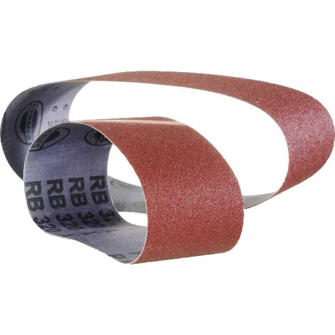 Boîte de 10 bandes en toile joint meulé pour ponceuses portatives HSB RB32220 G100 - HERMES - 19992