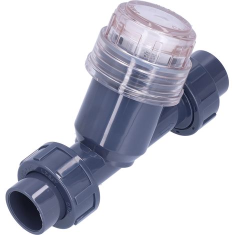 Filtre pour irrigation goutte à goutte en PVC stable, durable, à faible résistance et pratique pour tuyaux d'irrigation. (1/5)