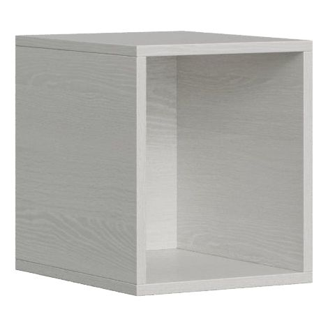 Mobile Pensile a Giorno 34x40x39,5 cm Bianco Frassino