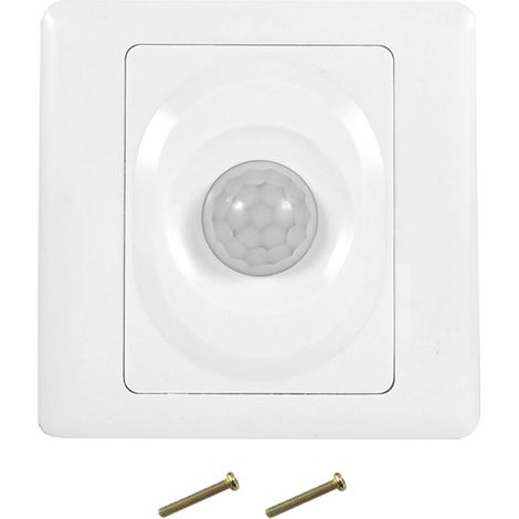 Interruttore a parete regolabile con rilevatore di movimento, sensore a infrarossi PIR intelligente per lampada LED a risparmio energetico (1/4)