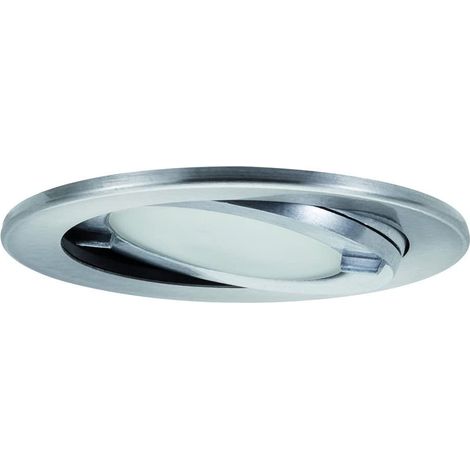 PAULMANN - FARETTO DA INCASSO ORIENTABILE IP 44 ACCIAIO SPAZZOLATO 12W G4 (1/5)