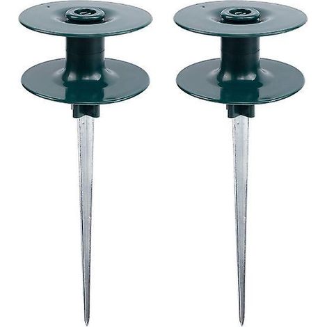 2pcs Pointes De Guidage De Tuyau, Roue De Guidage De Tuyau D'eau En Alliage De Zinc Abs Support De Guide De Tuyau D'arrosage Durable Pour Serres C (1/5)