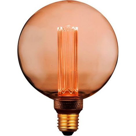 Ampoule LED décorative G125, culot E27, 4 W, 200 lm, lumière chaude 1800 K, ø 125 x 165 mm (1/2)