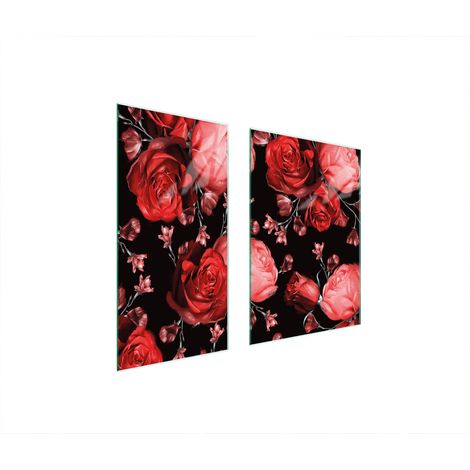 GLASSCHUTZPLATTE 75x52 ROSEN