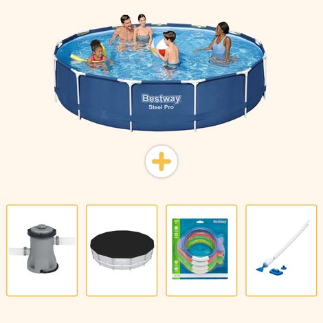 Bestway Bestway Steel Pro Ronde - 396x84 cm - 5-pièces S269 (1/5)