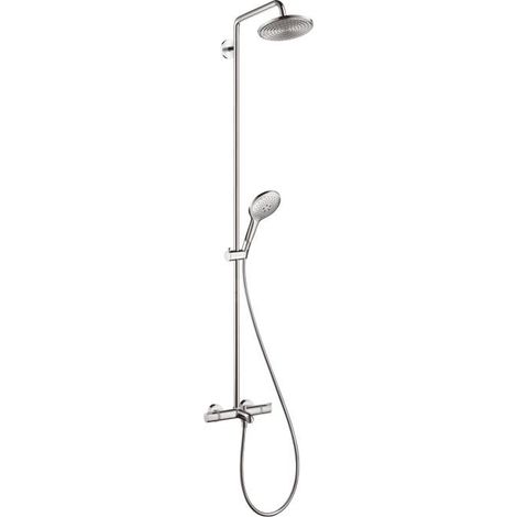 Colonne bain douche thermostatique HANSGROHE Raindance S 240 chromé (1/5)