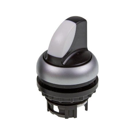 Interruptor de accionamiento de 3 posiciones, negro, antirretorno M22-WRK3 216872